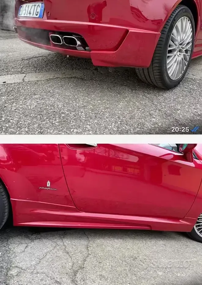 Usata Alfa Romeo Spider 125 CV (91 kW) 2010 Rosso Cabrio