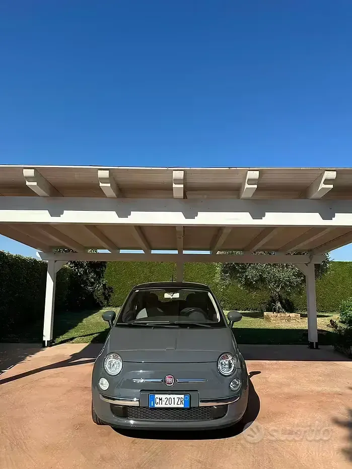 Usata Fiat 500 69 CV (50 kW) 2010 Grigio Berlina