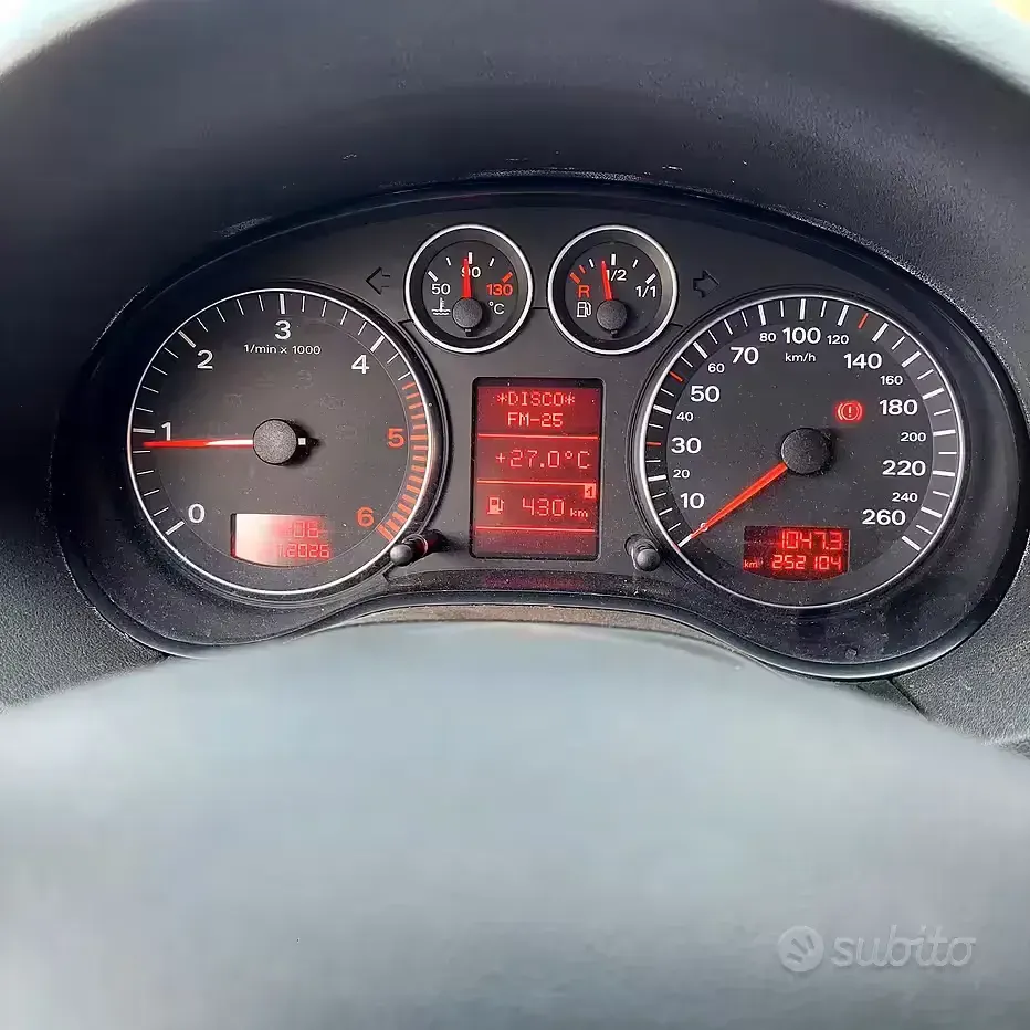 Usata Audi A3 Sportback 140 CV (102 kW) 2007 Grigio Utilitaria