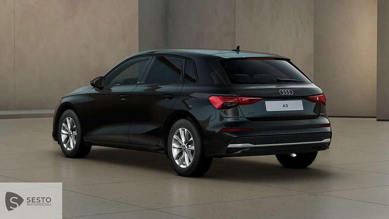 Nuova Audi A3 Sportback e-tron Ambiente 150 CV (110 kW) 2025 Nero Utilitaria