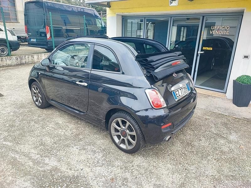 Usata Fiat 500 S 69 CV (50 kW) 2015 Nero Cabrio