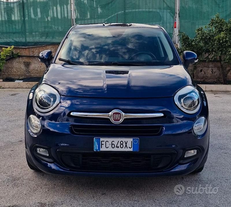 Usata Fiat 500X 120 CV (88 kW) 2016 Blu SUV