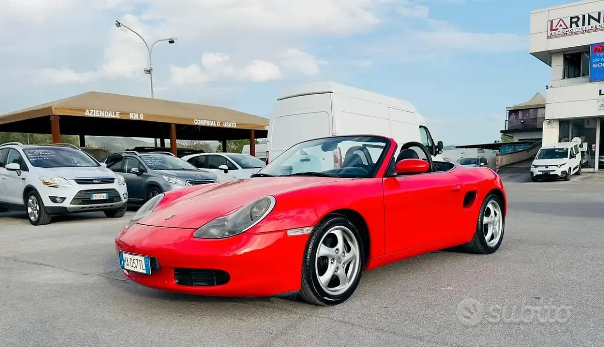 Usata Porsche Boxster 204 CV (150 kW) 1997 Rosso Cabrio