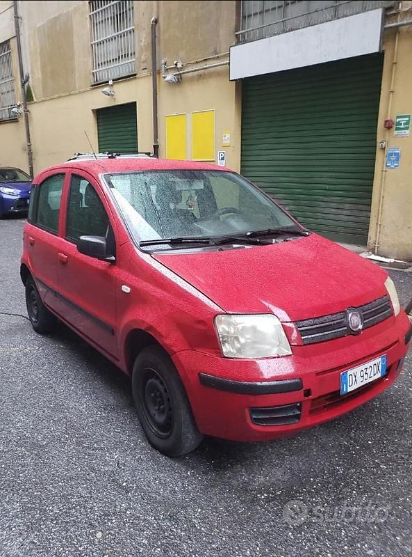 Usata Fiat Panda 2010 Rosso Utilitaria
