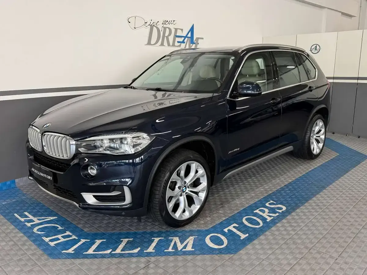 Usata BMW X5 231 CV (169 kW) 2018 Blu/azzurro SUV