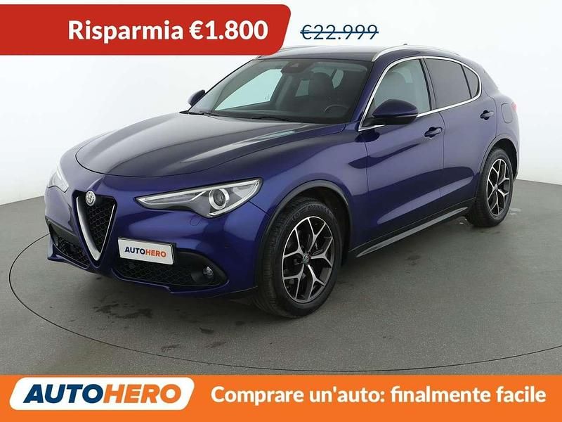 Usata Alfa Romeo Stelvio Ti 190 CV (139 kW) 2020 Blu/azzurro SUV