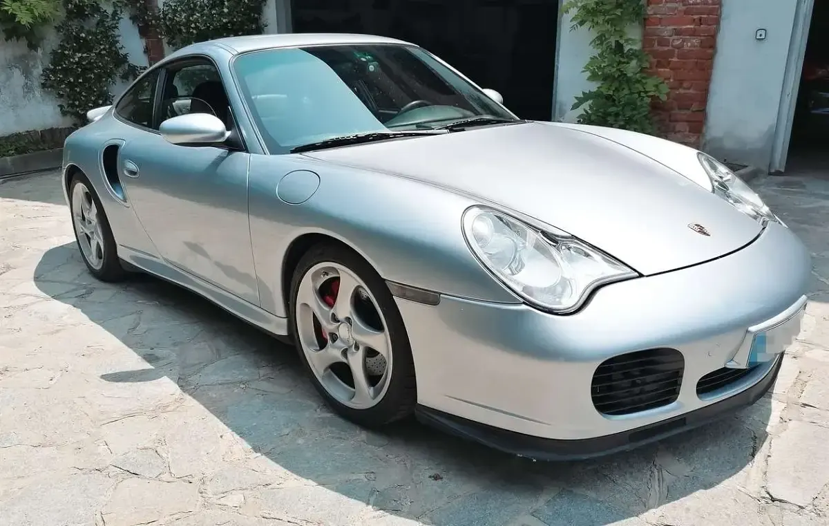 Usata Porsche 996 Turbo 420 CV (308 kW) 2003 Argento Coupé