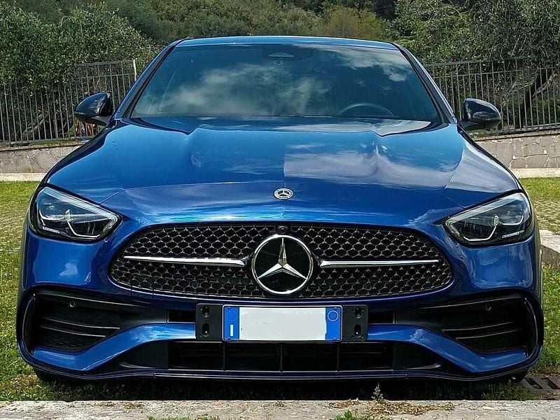 Usata Mercedes C300e AMG Line Premium 204 CV (150 kW) 2023 Blu/azzurro Berlina