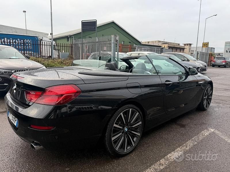 Usata BMW 640 Cabriolet 313 CV (230 kW) 2017 Nero Cabrio