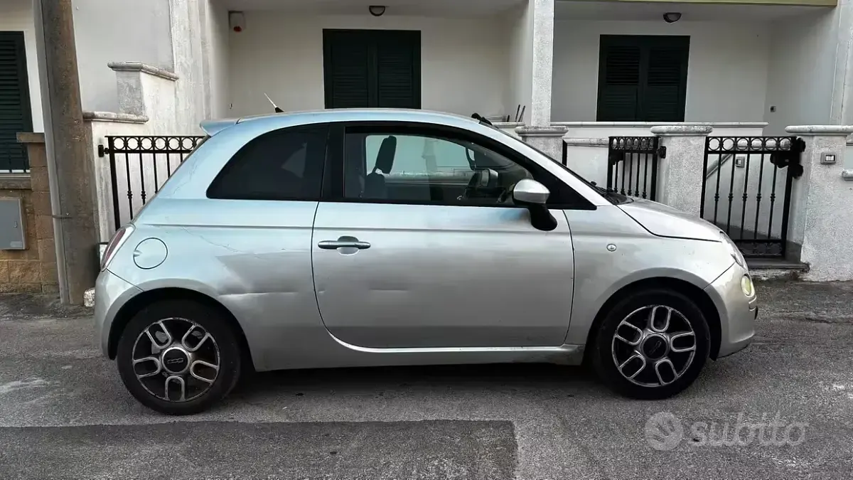 Usata Fiat 500 69 CV (50 kW) 2009 Grigio Cabrio