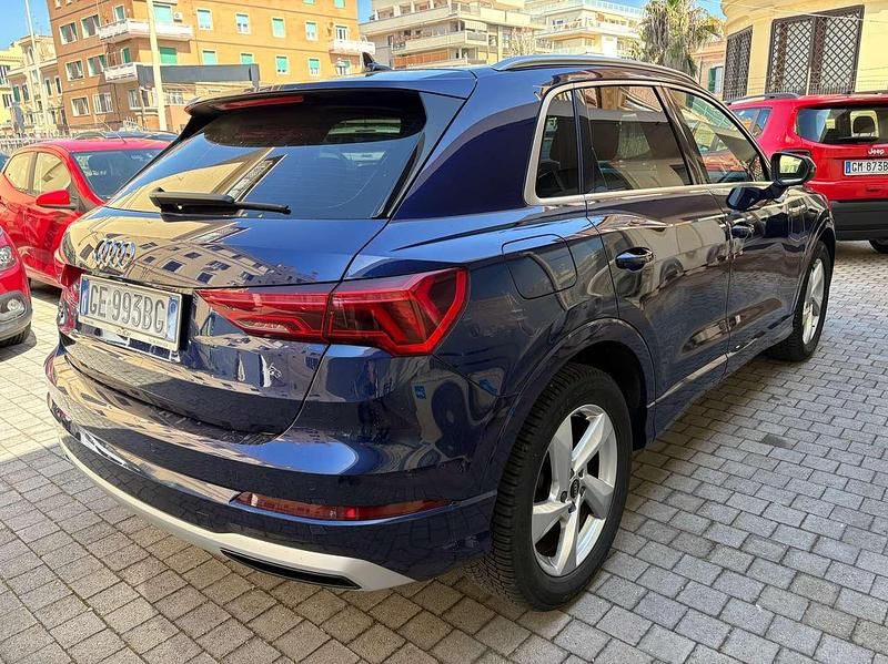 Usata Audi Q3 Advanced 150 CV (110 kW) 2021 Blu/azzurro SUV
