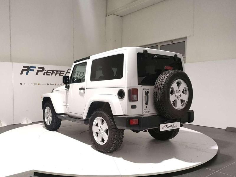Usata Jeep Wrangler Sahara 200 CV (147 kW) 2013 Bianco SUV
