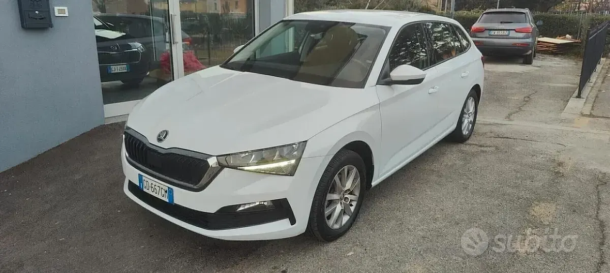 Usata Skoda Scala Ambition 116 CV (85 kW) 2020 Bianco Utilitaria