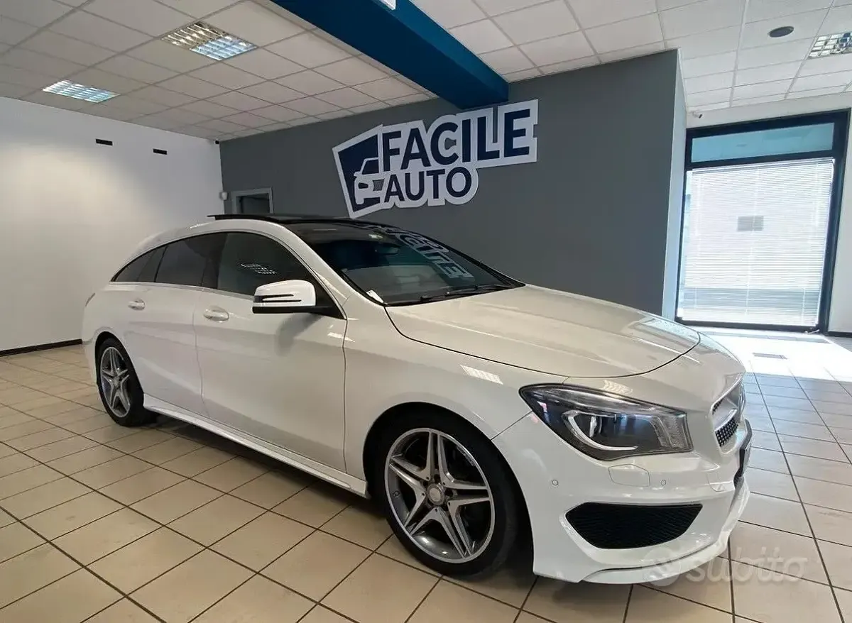 Usata Mercedes CLA200 Premium 177 CV (130 kW) 2016 Bianco Coupé