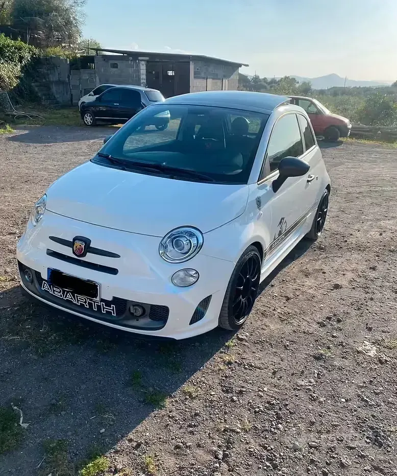 Usata Abarth 595 Competizione 180 CV (132 kW) 2015 Bianco Utilitaria