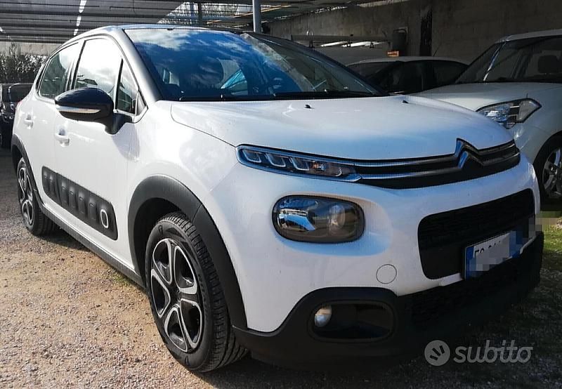 Usata Citroën C3 Shine 74 CV (54 kW) 2018 Bianco Berlina