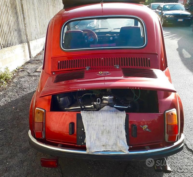 Usata Fiat Cinquecento 1970 Rosso Utilitaria