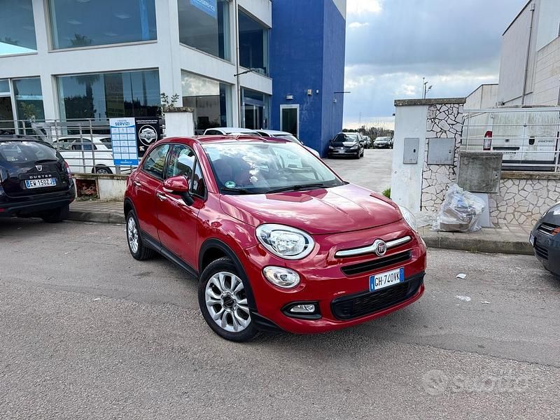Usata Fiat 500X Lounge 95 CV (69 kW) 2016 Rosso SUV
