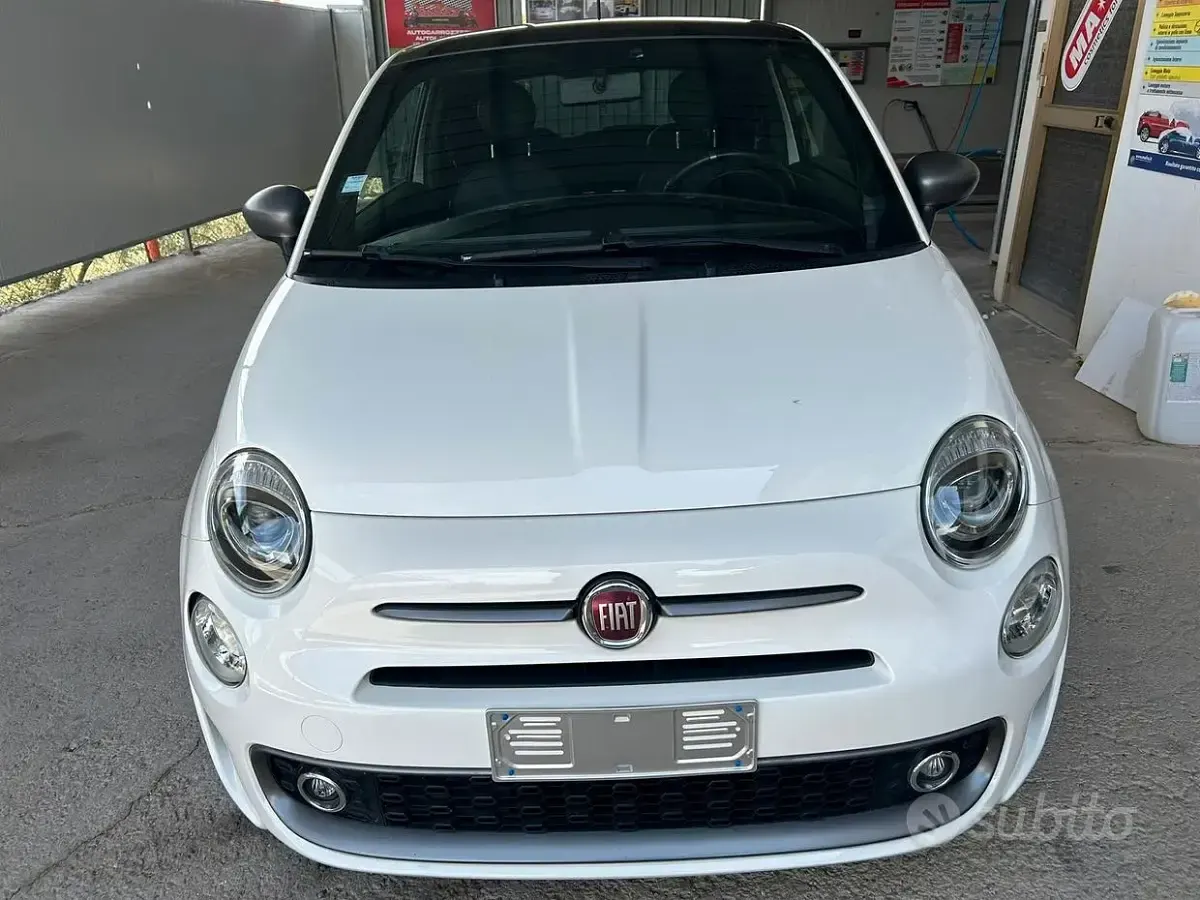 Usata Fiat 500S 69 CV (50 kW) 2017 Bianco Utilitaria