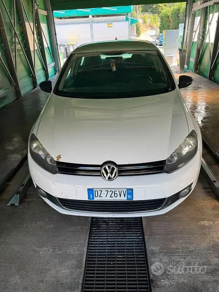 Usata VW Golf VI 140 CV (102 kW) 2010 Bianco Berlina