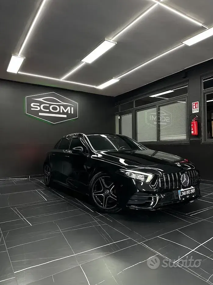 Usata Mercedes A200 Premium 150 CV (110 kW) 2019 Nero Berlina