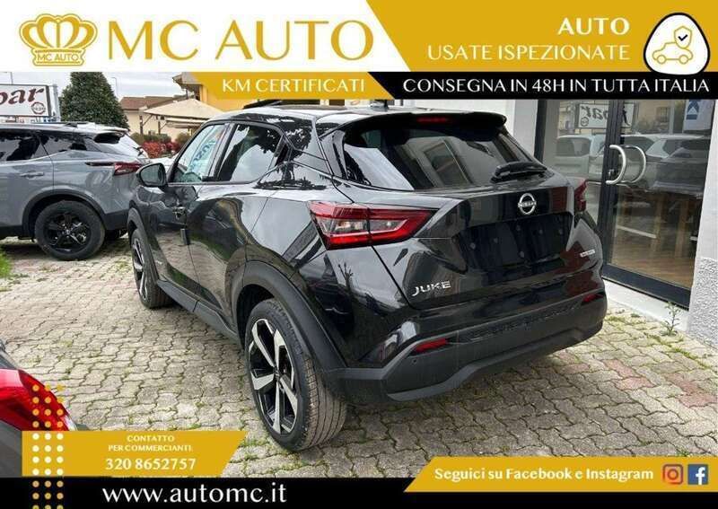 Usata Nissan Juke N-Connecta 94 CV (69 kW) 2024 Nero SUV