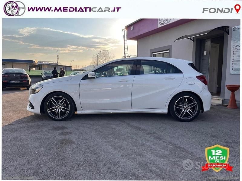 Usata Mercedes A180 Premium 116 CV (85 kW) 2018 Bianco Berlina
