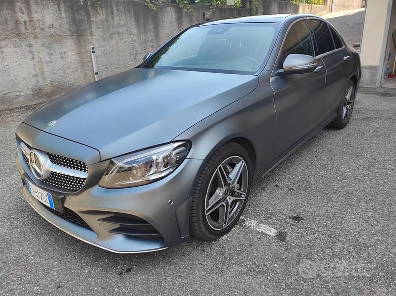 Usata Mercedes C220 2019 Grigio Berlina