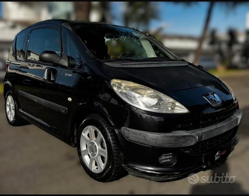 Usata Peugeot 1007 68 CV (50 kW) 2008 Nero Monovolume