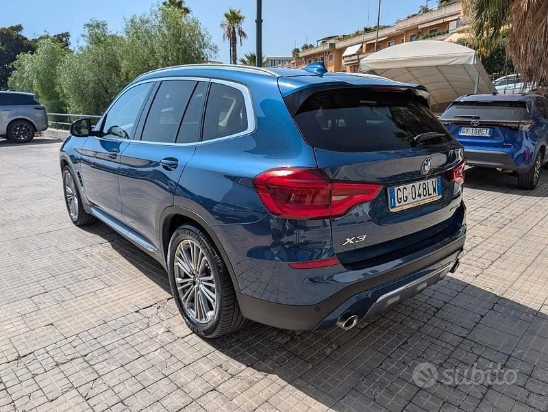 Begagnad BMW X3 Luxury Line 190 HK (139 kW) 2021 Blå SUV