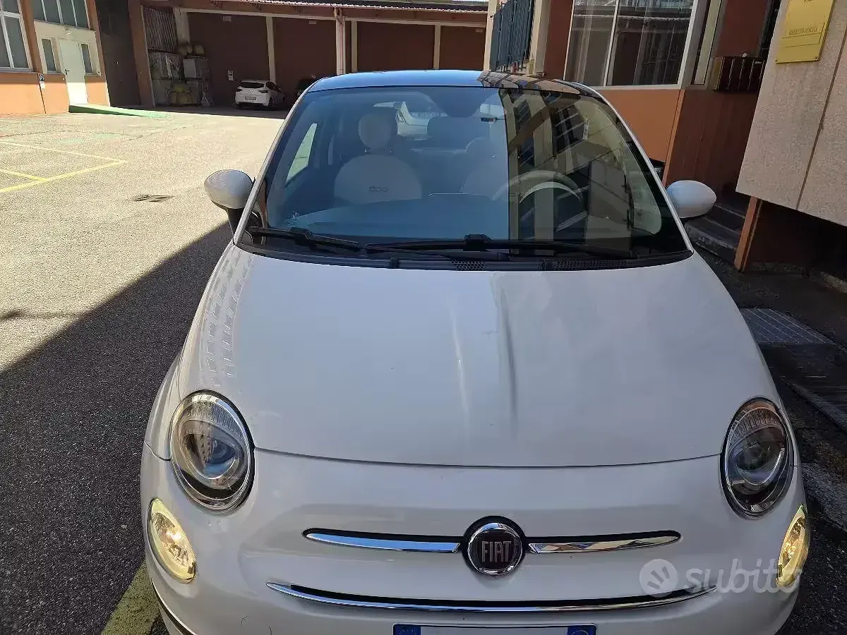 Usata Fiat 500 Lounge 69 CV (50 kW) 2016 Bianco Berlina