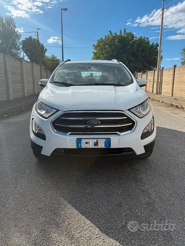Bianco Usata 2018 Ford Ecosport Sport SUV | 11.499 € (Buon prezzo) - Immagine 1/4