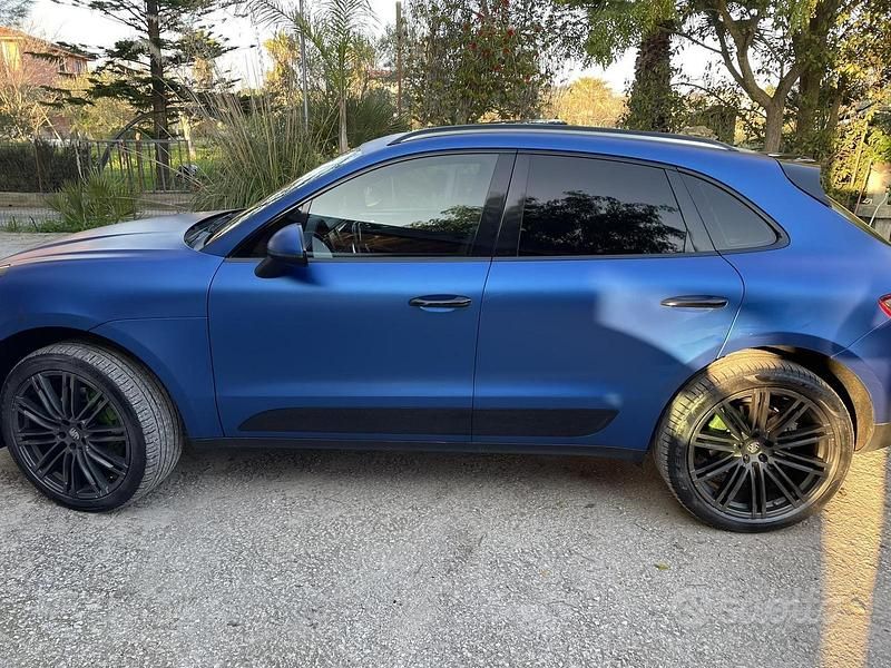 Usata Porsche Macan S 374 CV (275 kW) 2014 Blu SUV