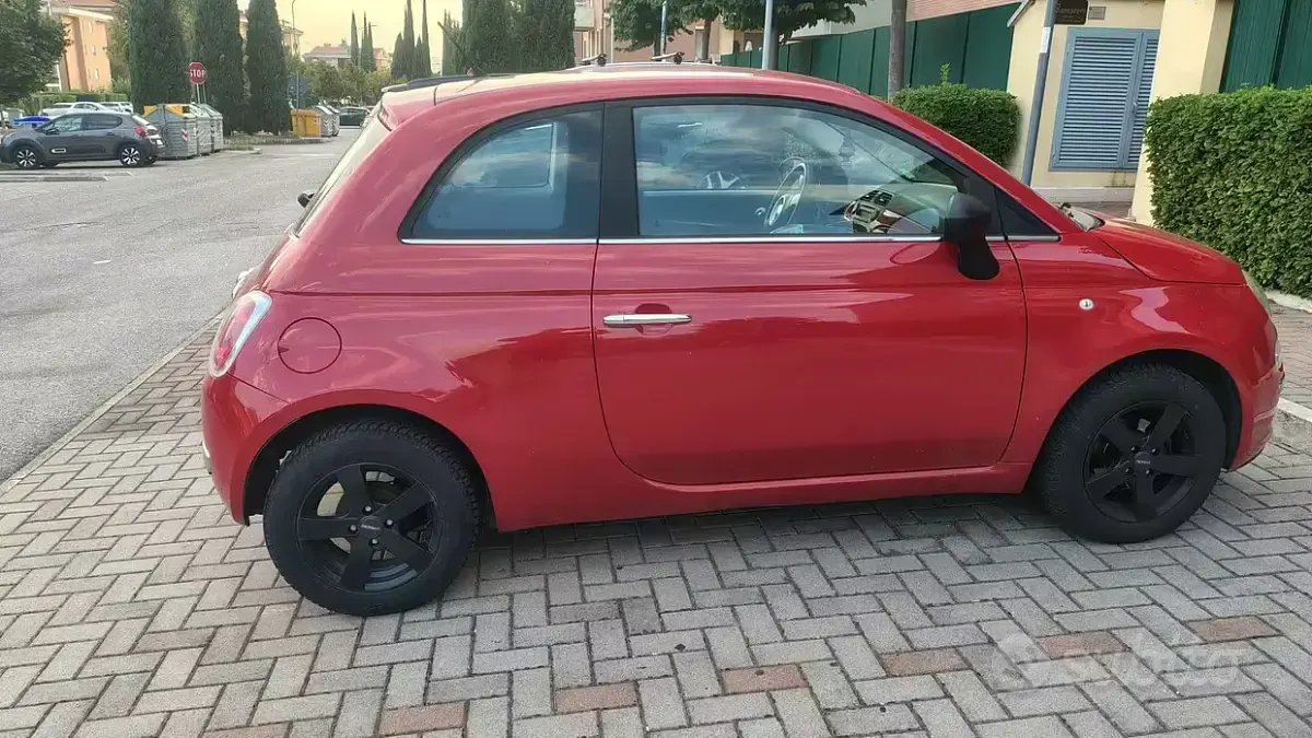Usata Fiat 500 Pop 2007 Rosso Utilitaria