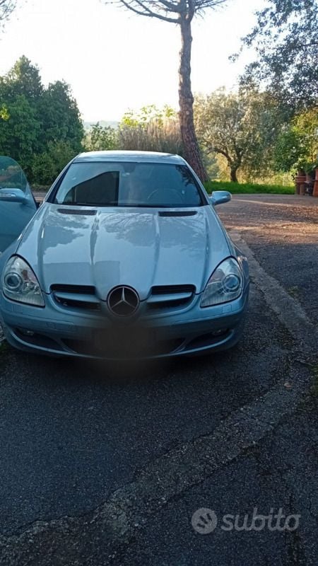 Usata Mercedes SLK200 163 CV (119 kW) 2004 Grigio Cabrio