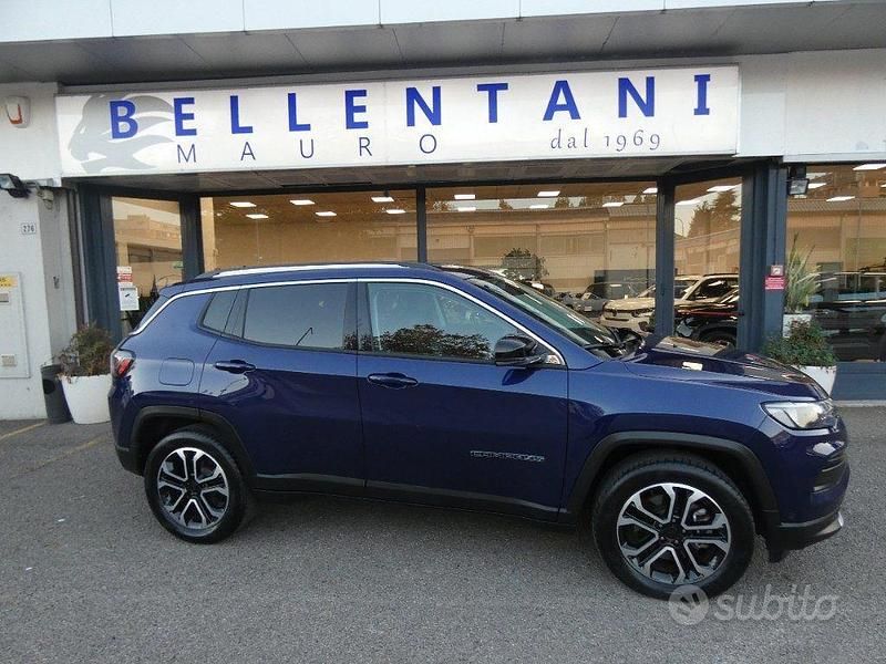 Usata Jeep Compass Limited 190 CV (139 kW) 2021 Blu SUV