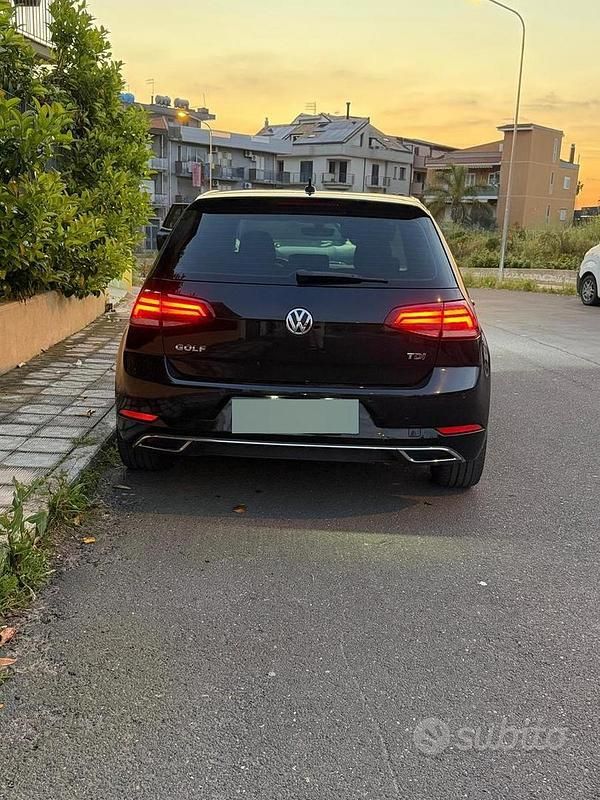 Usata VW Golf VII 2017 Nero Berlina