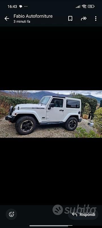 Usata Jeep Wrangler 200 CV (147 kW) 2014 Bianco SUV