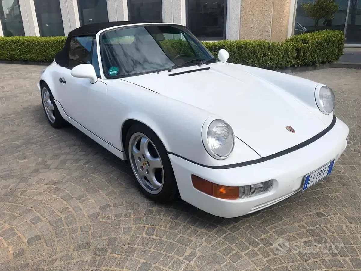 Usata Porsche 964 250 CV (183 kW) 1992 Bianco Cabrio