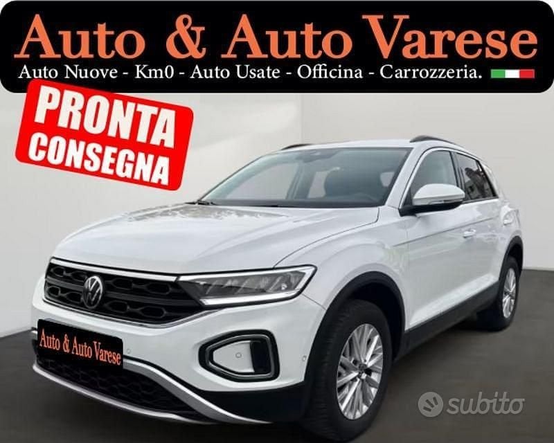 Usata VW T-Roc Life 110 CV (80 kW) 2023 Bianco SUV