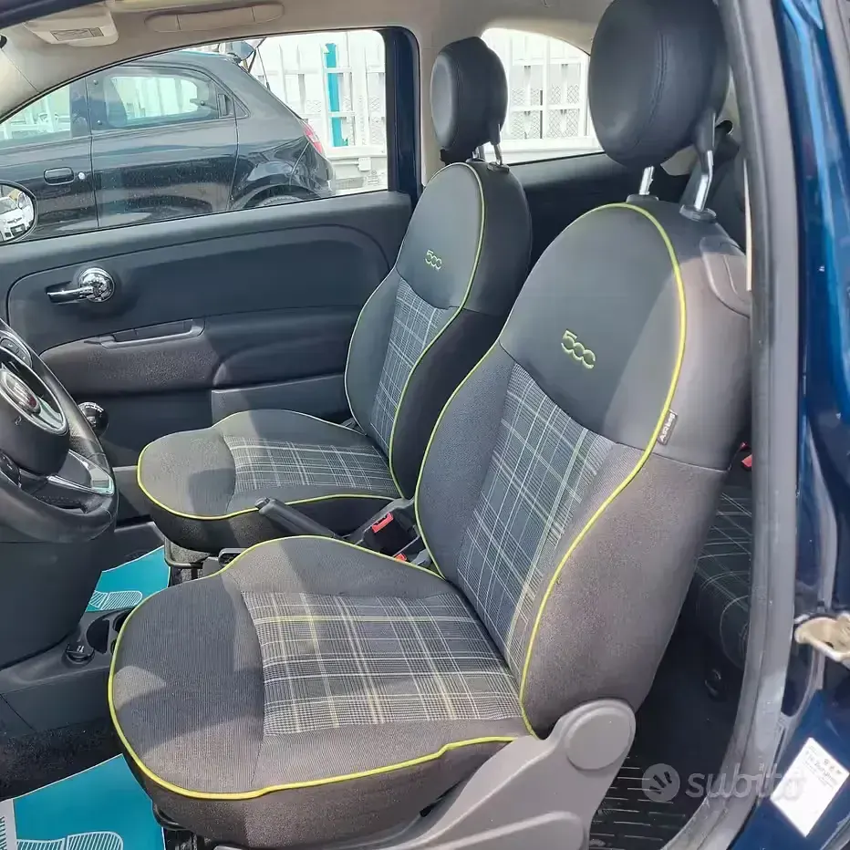 Usata Fiat 500 Lounge 69 CV (50 kW) 2016 Blu Berlina