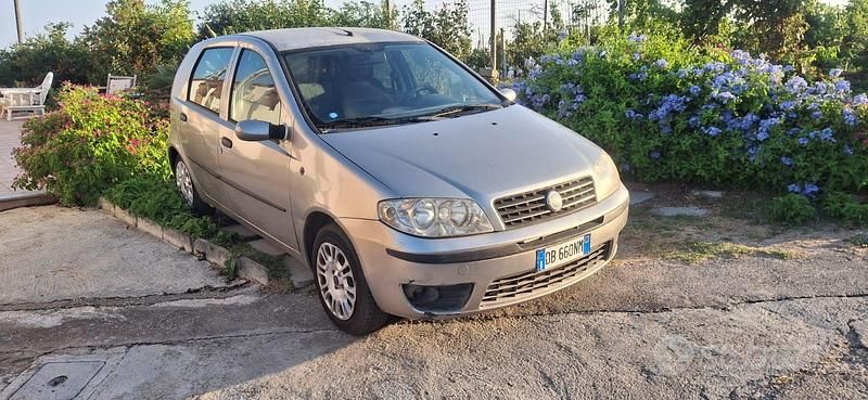 Usata Fiat Punto Dynamic 69 CV (50 kW) 2006 Argento Utilitaria
