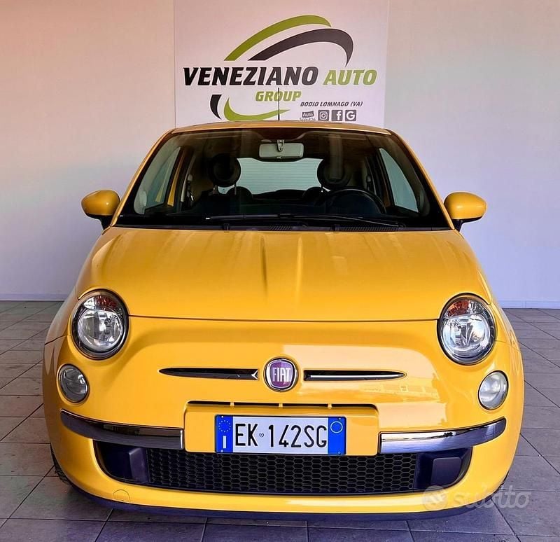 Usata Fiat 500 Pop 69 CV (50 kW) 2009 Giallo Cabrio