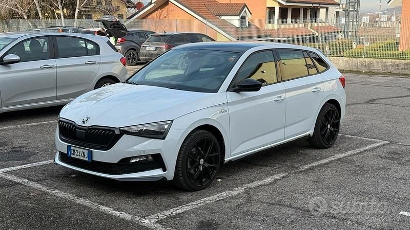 Usata Skoda Scala Monte Carlo 150 CV (110 kW) 2023 Bianco Utilitaria