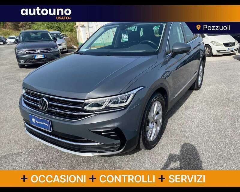 Grigio Usata 2021 VW Tiguan Elegance SUV | 30.200 € (Molto cara) - Immagine 1/4
