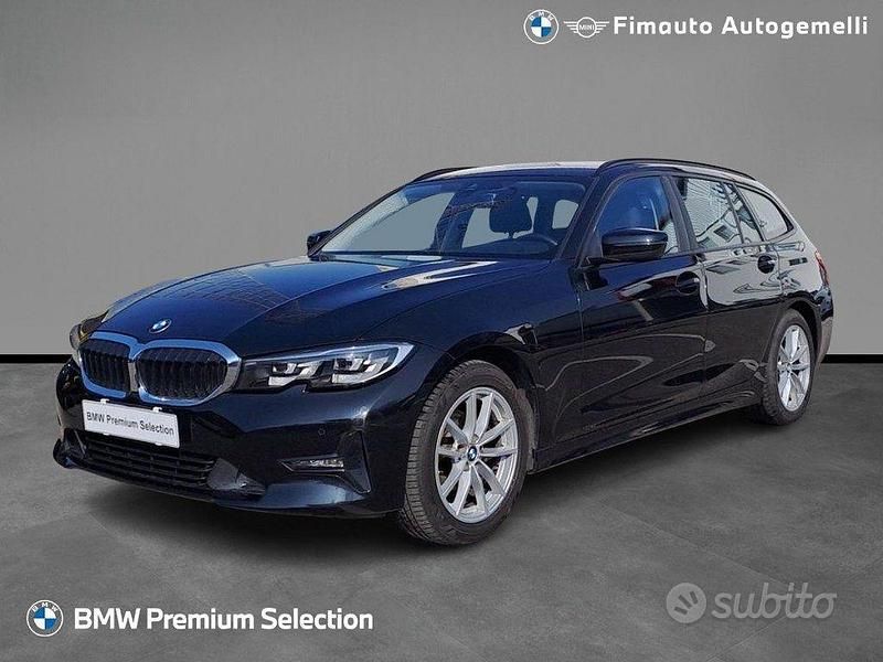 Usata BMW 318 Efficient Dynamics 150 CV (110 kW) 2020 Nero / pastello Station wagon