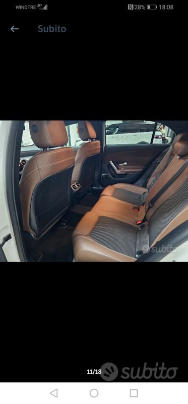 Usata Mercedes A180 116 CV (85 kW) 2018 Bianco Berlina