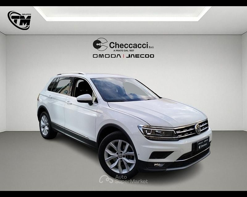 Usata VW Tiguan Advance 150 CV (110 kW) 2019 Bianco SUV