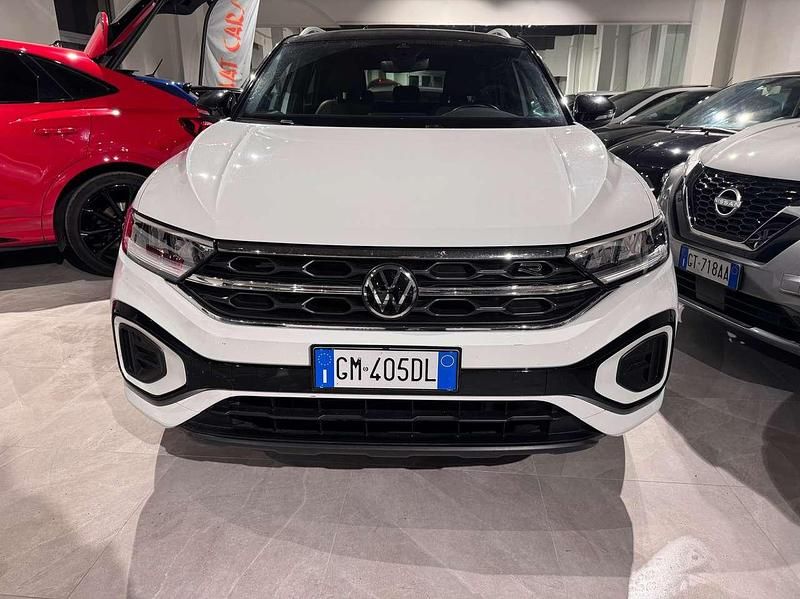 Usata VW T-Roc R-line 110 CV (80 kW) 2022 Bianco SUV