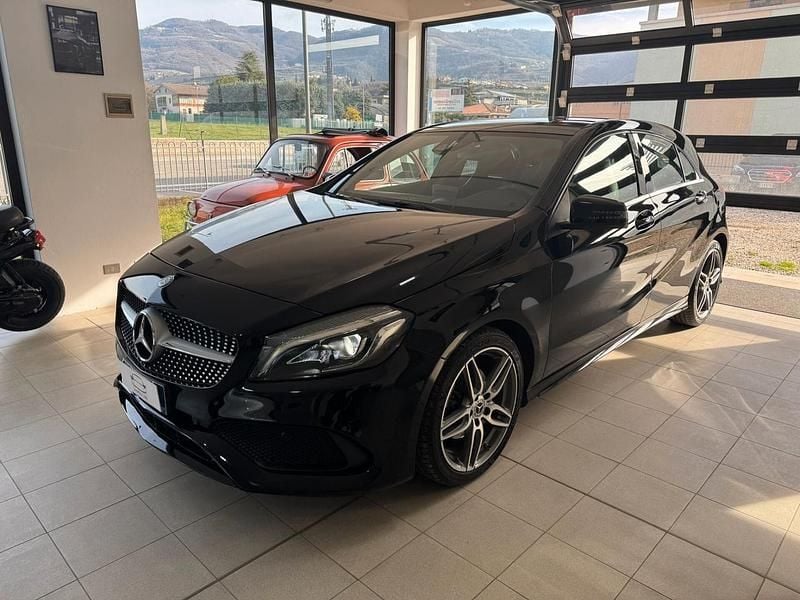 Usata Mercedes A200 Premium 136 CV (100 kW) 2017 Nero Berlina